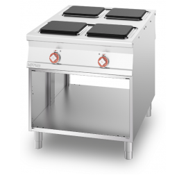 4 főzőlapos Lotus álló elektromos tűzhely átadó rendszerű nyitott semleges tárolóval