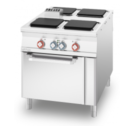 4 főzőlapos Lotus álló elektromos tűzhely átadó rendszerű elektromos statikus sütővel