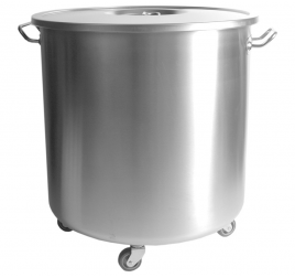 90 literes gördíthető rozsdamentes ételmaradék tároló