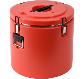 30 literes duplafalú ételszállító badella (RED)