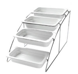 GN edény tartó állvány 4 db GN1/6-os edényhez