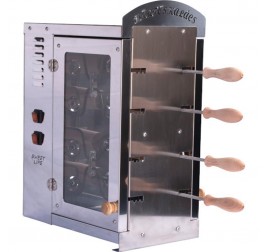 2x4 sütőfás elektromos kürtőskalács sütő gép