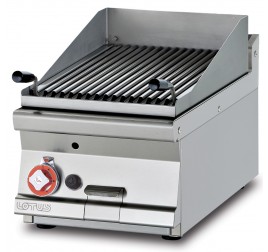 1 zónás Lotus asztali gázüzemű lávaköves grill