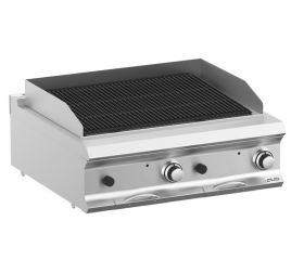 2 zónás MBM asztali gázüzemű lávaköves grill (prémium)