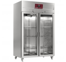 1400 literes Diamond üvegajtós hűtőszekrény - rozsdamentes