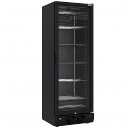 382 literes Diamond Diverso üvegajtós mélyhűtő szekrény - fekete