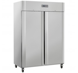 1200 literes Diamond Diverso teli ajtós mélyhűtő szekrény - rozsdamentes külsővel (GN2/1)