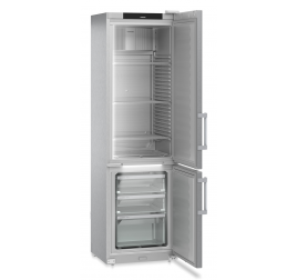 377 literes Liebherr teli ajtós kombinált hűtő-mélyhűtő szekrény - rozsdamentes külsővel