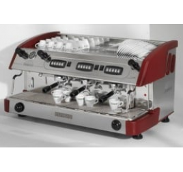 Expobar NEW ELEGANCE CONTROL háromkaros kávégép daráló nélkül - bordó
