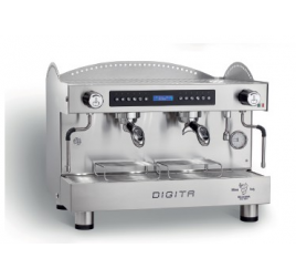 Kétkaros automata kávégép digitális kijelzővel