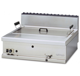 1x28 literes Lotus asztali, gázüzemű olajsütő leeresztőcsappal