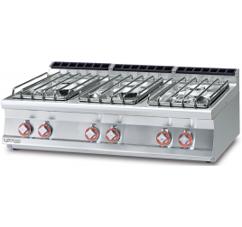 6 égőfejes Lotus asztali gáztűzhely