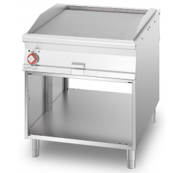 2 zónás Lotus álló elektromos rostlap sima, krómozott sütőfelülettel, átadó rendszerű nyitott semleges tárolóval