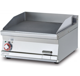 1 zónás Lotus asztali elektromos rostlap bordázott, öntöttvas sütőfelülettel