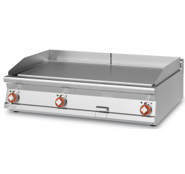 3 zónás Lotus asztali elektromos rostlap sima, öntöttvas sütőfelülettel