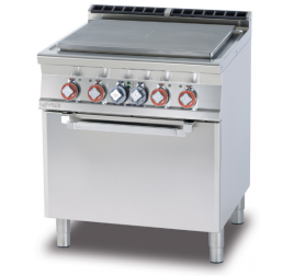 4 zónás francia lapos Lotus álló elektromos tűzhely elektromos statikus sütővel