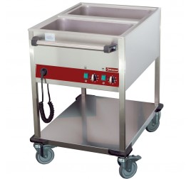 2x GN 1/1-es Diamond melegentartó kocsi