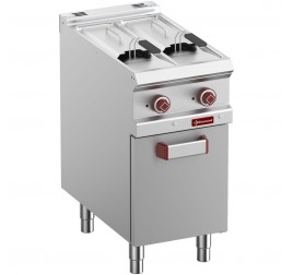 2x7 literes Diamond álló, elektromos olajsütő leeresztőcsappal