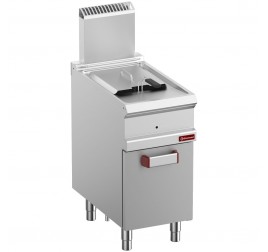 1x14 literes Diamond álló, gázüzemű olajsütő leeresztőcsappal