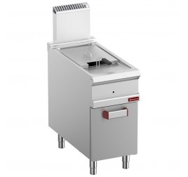 1x20 literes Diamond álló, gázüzemű olajsütő leeresztőcsappal