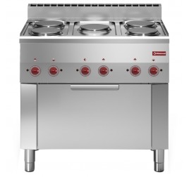 5 főzőlapos Diamond álló elektromos tűzhely elektromos légkeveréses sütővel