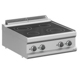 4 zónás üvegkerámia felületű MBM asztali elektromos tűzhely