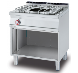 1 égőfejes Lotus álló gáztűzhely nyitott semleges tárolóval