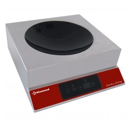 1 zónás Diamond indukciós wok asztali elektromos tűzhely (digitális vezérlés)