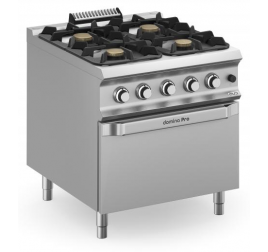 4 égőfejes MBM álló gáztűzhely gázüzemű sütővel