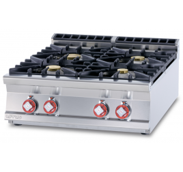 4 égőfejes Lotus asztali gáztűzhely