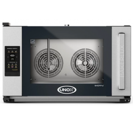 4 tálcás UNOX BAKERLUX SHOP.Pro ROSSELLA.MATIC TOUCH elektromos légkeveréses sütő párásítással, digitális vezérléssel