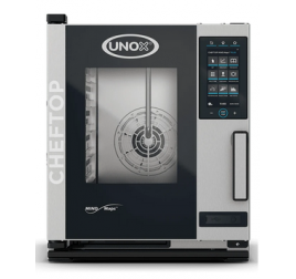 5 tálcás UNOX CHEFTOP Compact Plus elektromos kombisütő digitális vezérléssel (GN2/3)