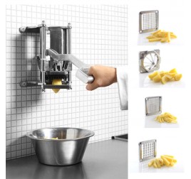 Falra szerelhető kézi burgonya szeletelő, hasáboló