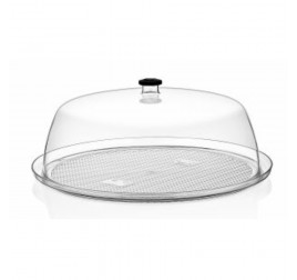 38 cm-es szendvicstartó tálcával, kerek