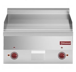 2 zónás Diamond asztali elektromos rostlap sima öntöttvas sütőfelülettel