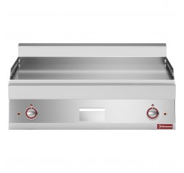 2 zónás Diamond asztali elektromos rostlap sima öntöttvas sütőfelülettel