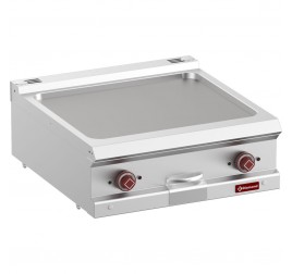 2 zónás Diamond asztali elektromos rostlap sima öntöttvas sütőfelülettel