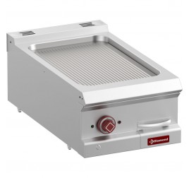 1 zónás Diamond asztali elektromos rostlap bordázott öntöttvas sütőfelülettel