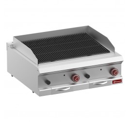 2 zónás Diamond asztali gázüzemű lávaköves grill