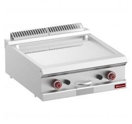 2 zónás Diamond asztali gázüzemű rostlap sima krómozott sütőfelülettel