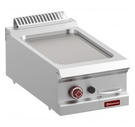 1 zónás Diamond asztali gázüzemű rostlap bordázott öntöttvas sütőfelülettel