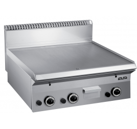 3 zónás MBM asztali gázüzemű rostlap sima, öntöttvas sütőfelülettel