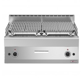 2 zónás Diamond asztali gázüzemű lávaköves grill